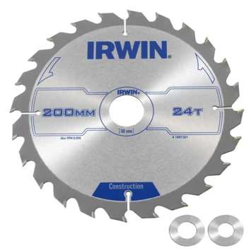 Irwin Cirkelzaagblad 200x30,20&16mm 24t 6 Irwin Cirkelzaagblad 200x30,20&16mm 24t - Afbeelding 4