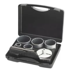 Irwin TCT Gatzagenset Voor Steen 5-delig Ø33/53/68/73/83mm. Inclusief Booradapter.