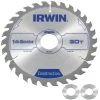 Irwin Cirkelzaagblad Ø165 Mm. Inclusief Reduceerringen Waardoor Geschikt Voor Asgat 16, 20 En 30 Mm, Vertanding 30T -IRWIN Winkel 123 195