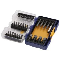 Irwin Schroefbitset Mixed 30-delig. Met Dopsleutels. Inclusief Schroefbithouder. In Tough Case.