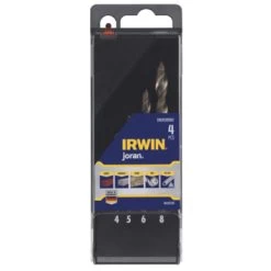 Irwin Pro Steenborenset 4-delig Ø4-8 Mm. -IRWIN Winkel 123 333
