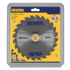 Irwin Cirkelzaagblad Ø184 Mm. Inclusief Reduceerringen Waardoor Geschikt Voor Asgat 16, 20 En 30 Mm, Vertanding 24T -IRWIN Winkel 123 45
