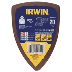 Irwin Schuurvel Voor Multischuurmachines Bosch PSM, Skil, Lux, Metabo, Zelfklevend K40/K80/K120/K180, 20 Stuks -IRWIN Winkel 123 479