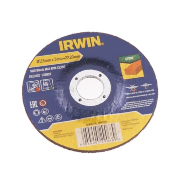 Irwin Doorslijpschijven Ø115 Mm. Dikte 3 Mm. Voor Steen. 6 Stuks. 4 Irwin Doorslijpschijven Ø115 Mm. Dikte 3 Mm. Voor Steen. 6 Stuks. - Afbeelding 2
