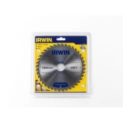 Irwin Cirkelzaagblad Ø190 Mm. Inclusief Reduceerringen Waardoor Geschikt Voor Asgat 16, 20 En 30 Mm, Vertanding 40T -IRWIN Winkel 123 82