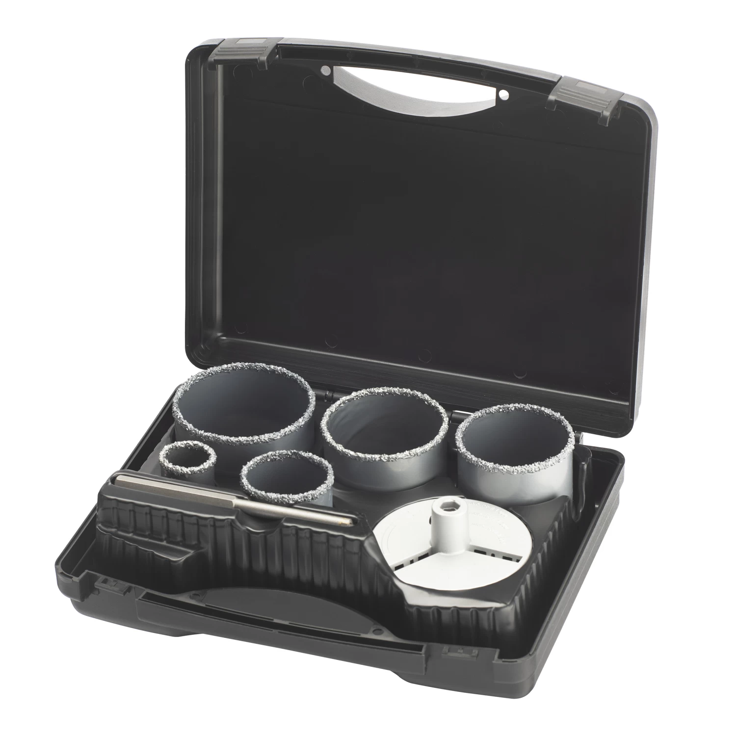 Irwin TCT Gatzagenset Voor Steen 5-delig Ø33/53/68/73/83mm. Inclusief Booradapter. 3 Irwin TCT Gatzagenset Voor Steen 5-delig Ø33/53/68/73/83mm. Inclusief Booradapter.