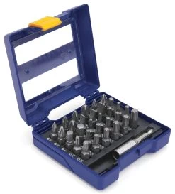 Irwin Schroefbitset Compact. PH/PZ/Torx/sleuf/inbus 25 Mm 31-delig. Inclusief Schroefbithouder.