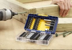 Irwin Schroefbitset Mixed 40-delig. Inclusief Schroefbithouder. In Tough Case. -IRWIN Winkel 41 267