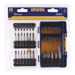 Irwin Schroefbitset Mixed 40-delig. Inclusief Schroefbithouder. In Tough Case. -IRWIN Winkel 41 268