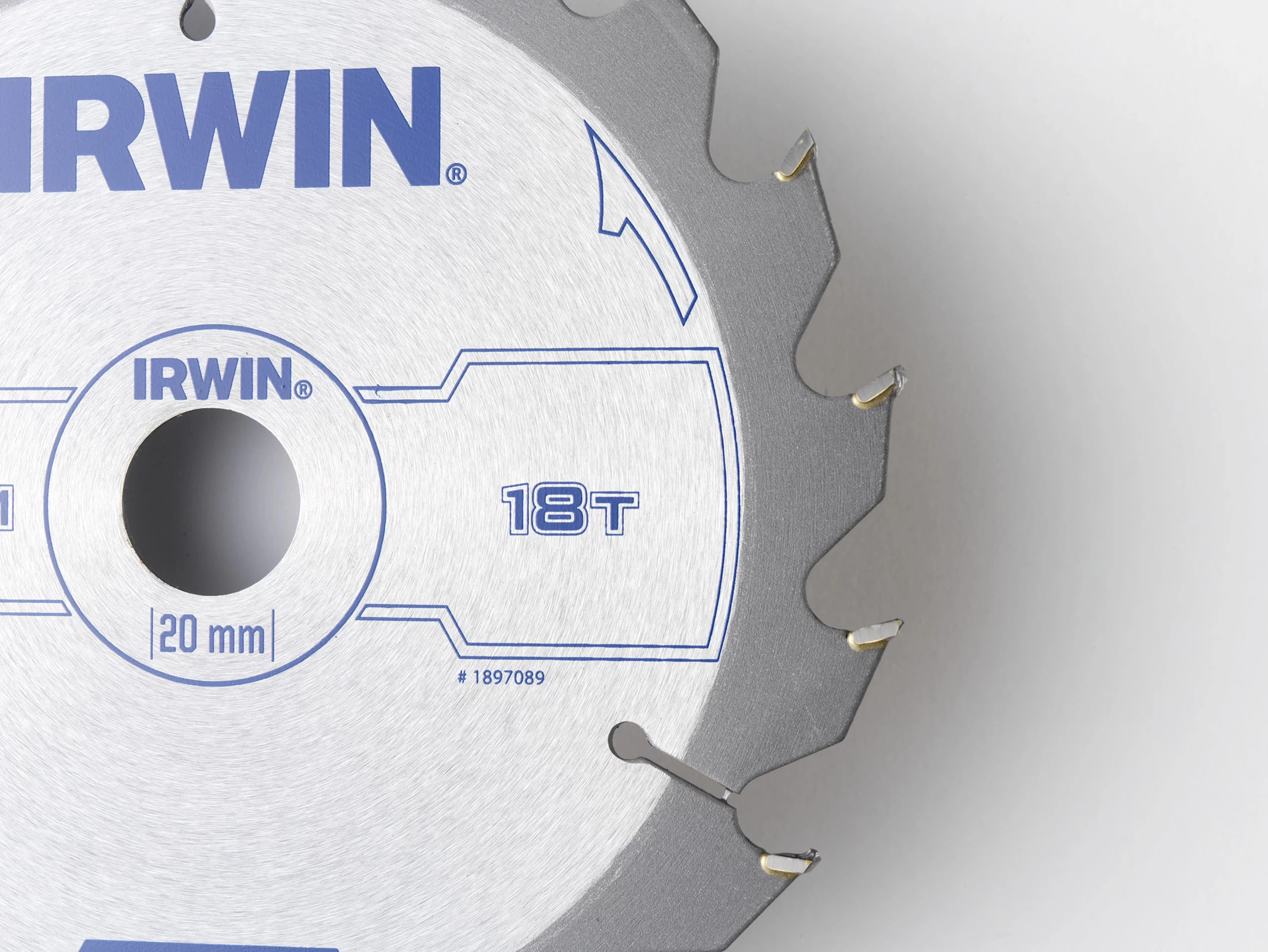 Irwin Cirkelzaagblad Ø150 Mm Met Asgat 20mm, Vertanding 18T 4 Irwin Cirkelzaagblad Ø150 Mm Met Asgat 20mm, Vertanding 18T - Afbeelding 2