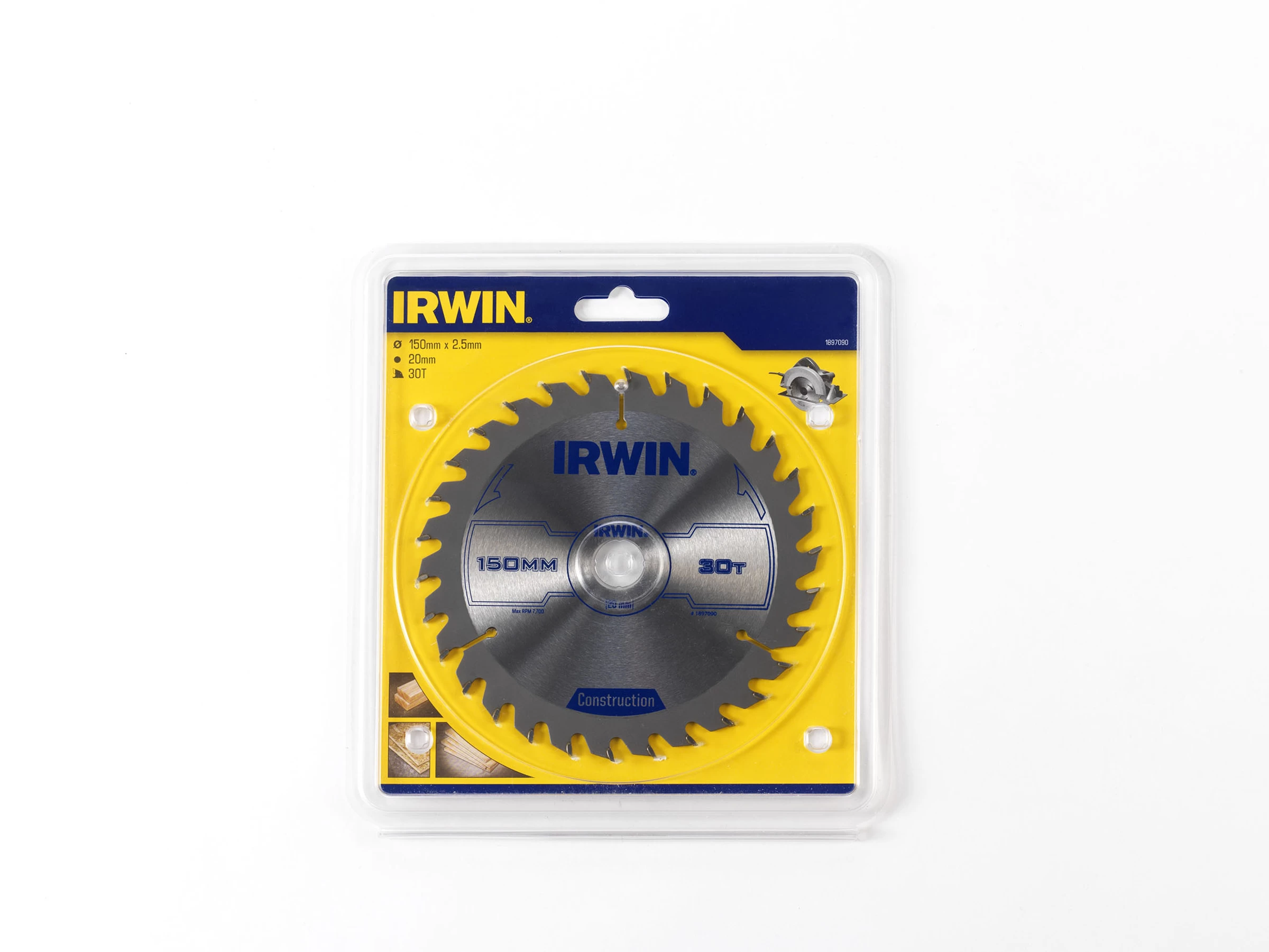 Irwin Cirkelzaagblad Ø 150x16&20mm 30T 5 Irwin Cirkelzaagblad Ø 150x16&20mm 30T - Afbeelding 3