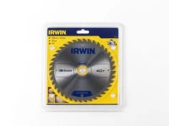 Irwin Cirkelzaagblad Ø184 Mm. Inclusief Reduceerringen Waardoor Geschikt Voor Asgat 16, 20 En 30 Mm, Vertanding 40T -IRWIN Winkel 41 82